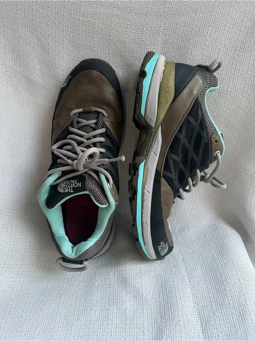 The North Face Women's Charcoal & Mint Trail Sneakers